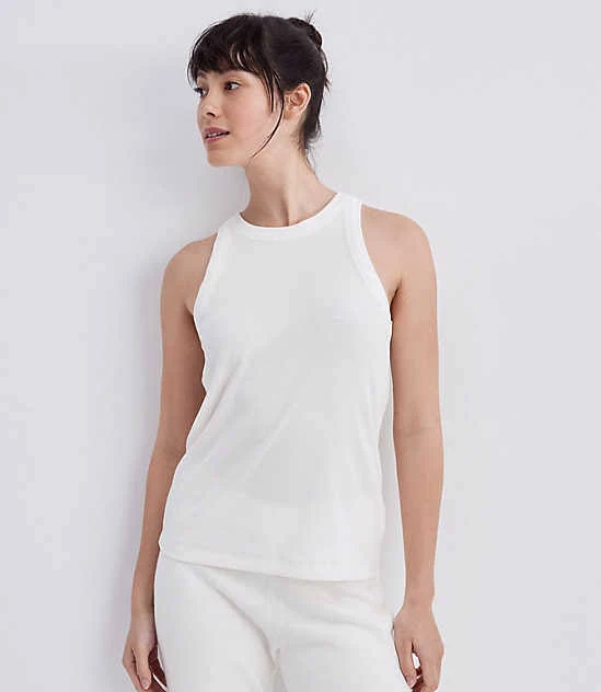 top Loft Women's Haven Well Within Organic Cotton Rib Knit Tank Top LOFT $36