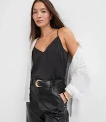 top Loft Women's Satin Strappy Cami Top LOFT $26.93
