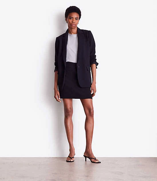 outerwear Loft Women's Versa Crepe Drape Blazer LOFT $80