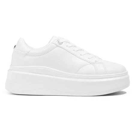 shoes Lucky Step Fashion Chunky Faux Leather Sneakers Low Top Casual Shoes,White,Womens, Women's, Size: 9 Walmart - LUCKY STEP.offical $43.99