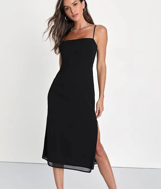 dress Lulus Sleeveless Midi Dress Lulus $64