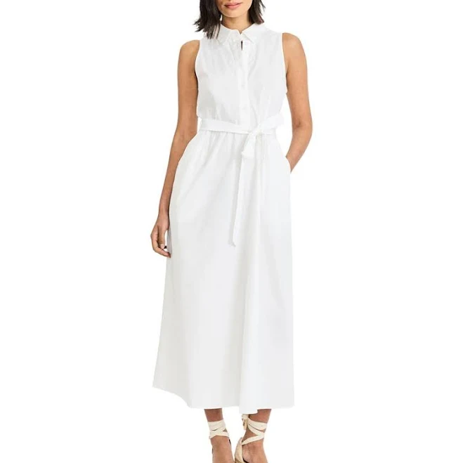 dress Maggy London Women's Tie Waist Stretch Cotton Shirtdress Nordstrom Rack $59.97