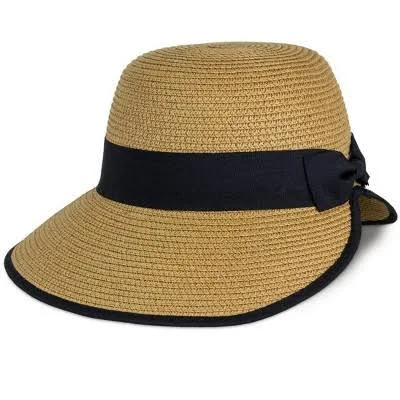 accessory Magid Women's Straw Garden Hat with Ribbon and Bow Target $28
