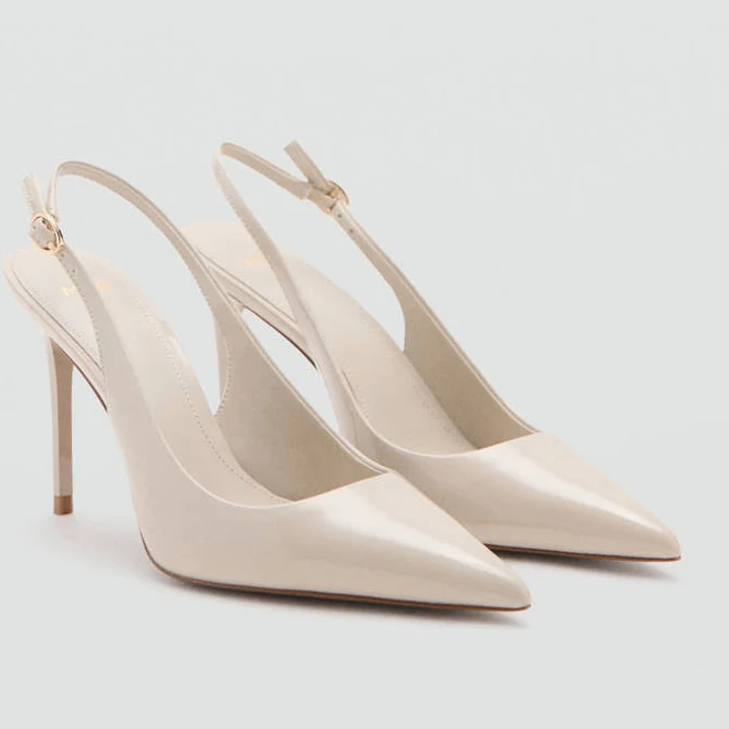 shoes MANGO Patent Leather Heel Shoes shop.mango.com $79.99