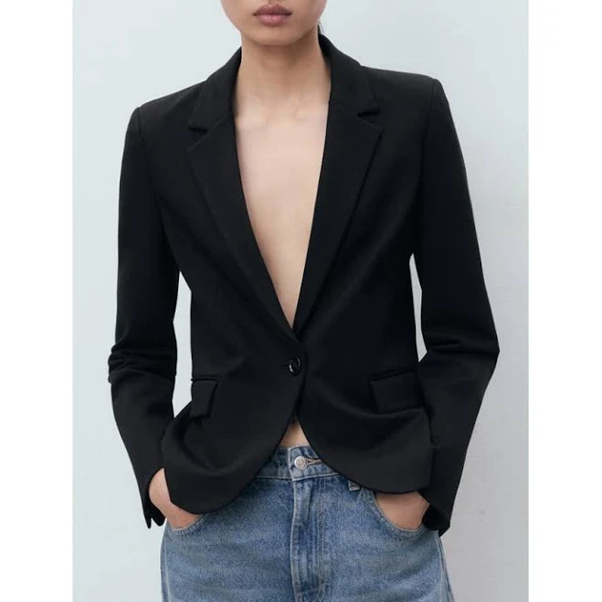 outerwear MANGO Women's Fitted Suit Blazer Nordstrom $89.99