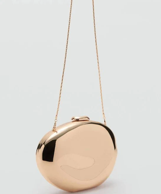 bag MANGO Women's Oval Clutch Bag shop.mango.com $69.99