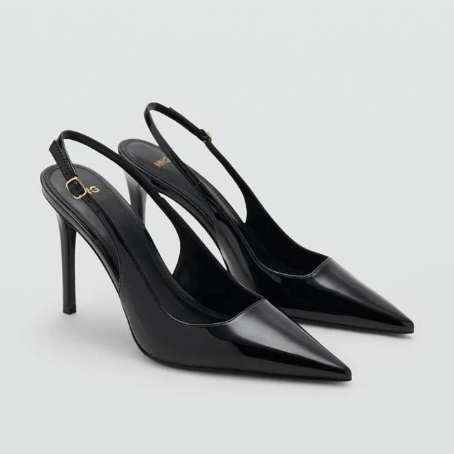 shoes MANGO Women's Patent Heeled Pumps shop.mango.com $79.99