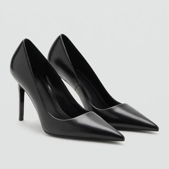shoes MANGO Women's Pointed Toe High-Heeled Pumps shop.mango.com $79.99