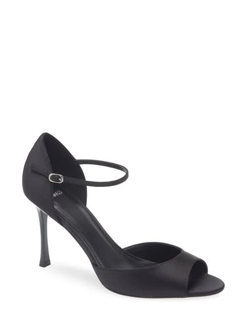 shoes MANGO Women's Satin Stiletto Sandals Nordstrom $31.99