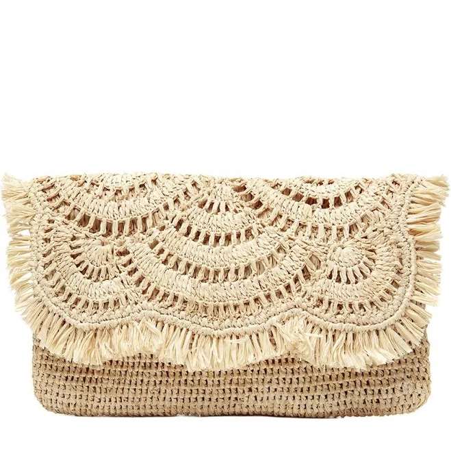 bag Mar Y Sol Giselle Raffia Clutch ShopSimon $58.99