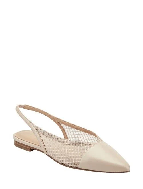 shoes Marc Fisher Women's Davin Pointed Toe Slingback Flats Nordstrom $120