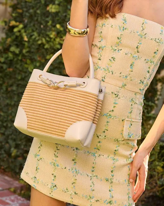 bag Margory Vegan Leather Straw Bag VICI $34