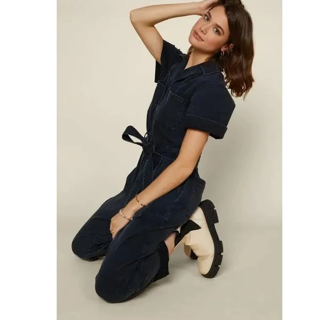 jumpsuit Marisol Denim Utility Jumpsuit TikTok Shop $80