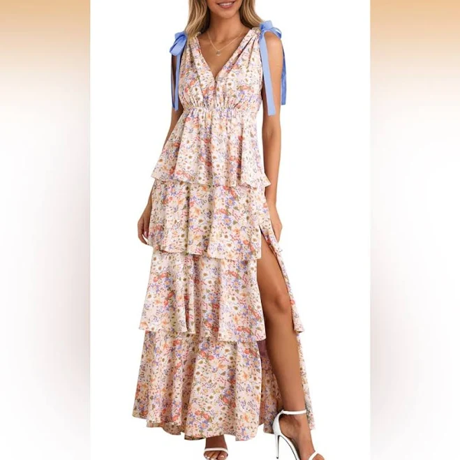 dress Mejulianne's Floral Tiered Maxi Dress Poshmark $32