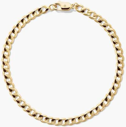 accessory Mejuri 14k Gold Flat Curb Chain Bracelet Mejuri US $198