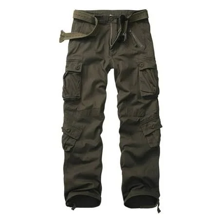 pants Men's Cotton Cargo Pants with 8 Pockets Walmart - TRGPSG $38.99