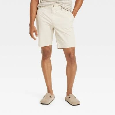 shorts Men's Goodfellow & Co Every Wear 9" Flat Front Chino Shorts Target $25