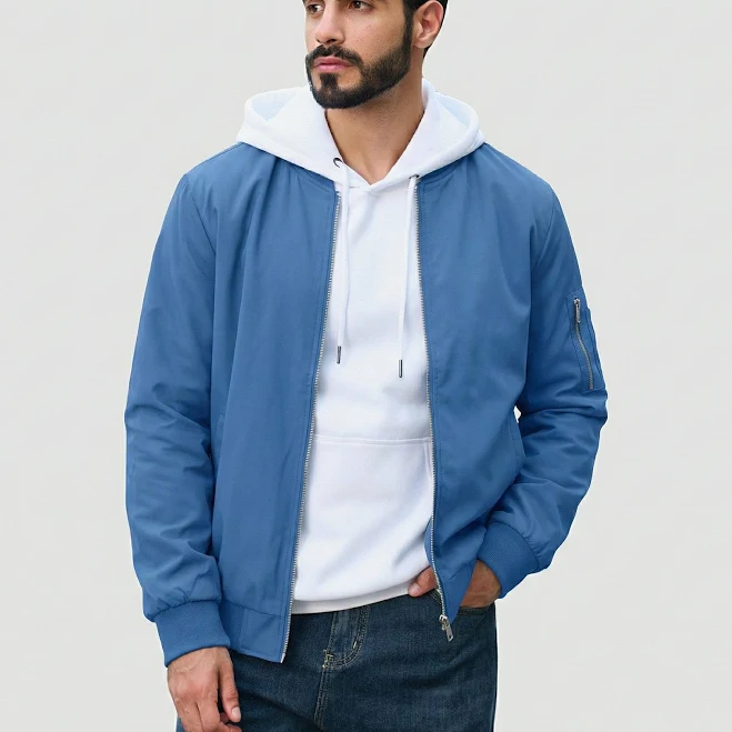 outerwear Men's Lightweight Bomber Jacket Tacvasen $58.97