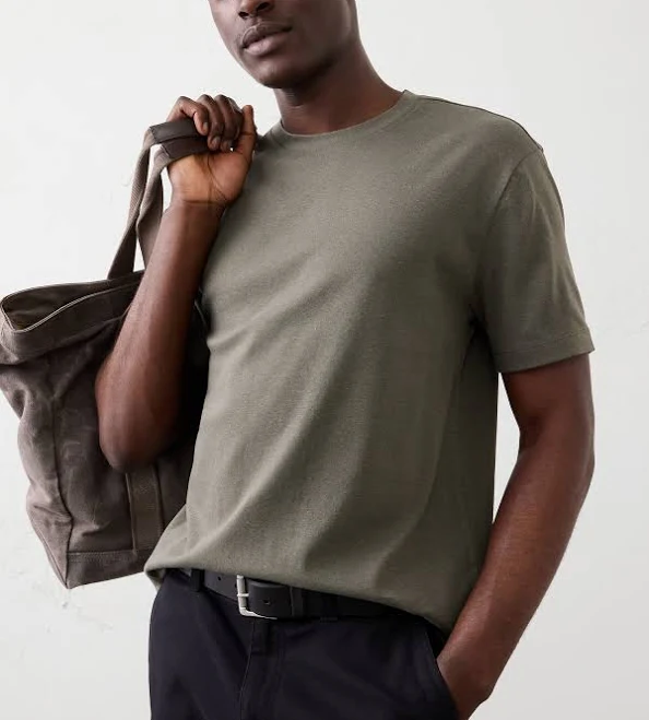 t-shirt Men's Luxe Touch Crew-Neck T-Shirt Banana Republic Factory $22.5