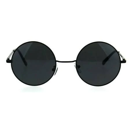 accessory Men's Round Circle Metal Rim Sunglasses Walmart - SA106 $9.95