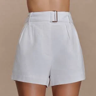 shorts Meshki Scout Linen Belted Shorts meshki.us $76
