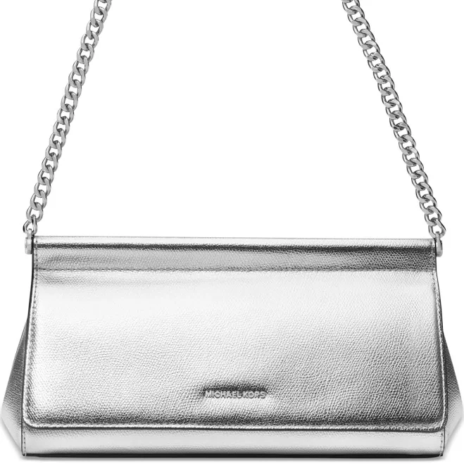 bag MICHAEL Michael Kors Carmine Leather Clutch Macy's $138.6