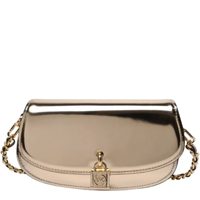 bag MICHAEL Michael Kors Mila Metallic Leather Crossbody Bag Jomashop.com $164.98