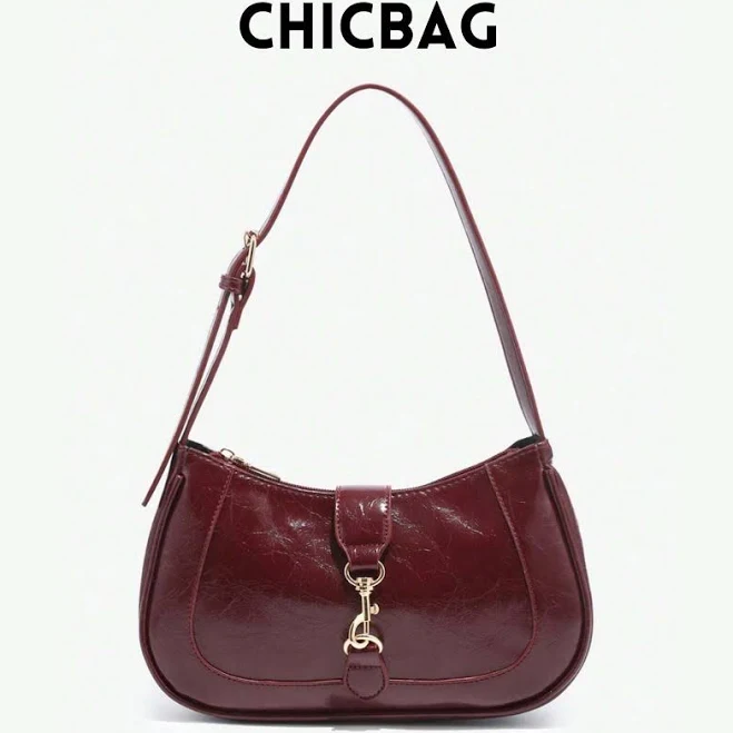 bag Minimalist Faux Leather Saddle Bag with Gold Clasp Etsy - Seller $42.9