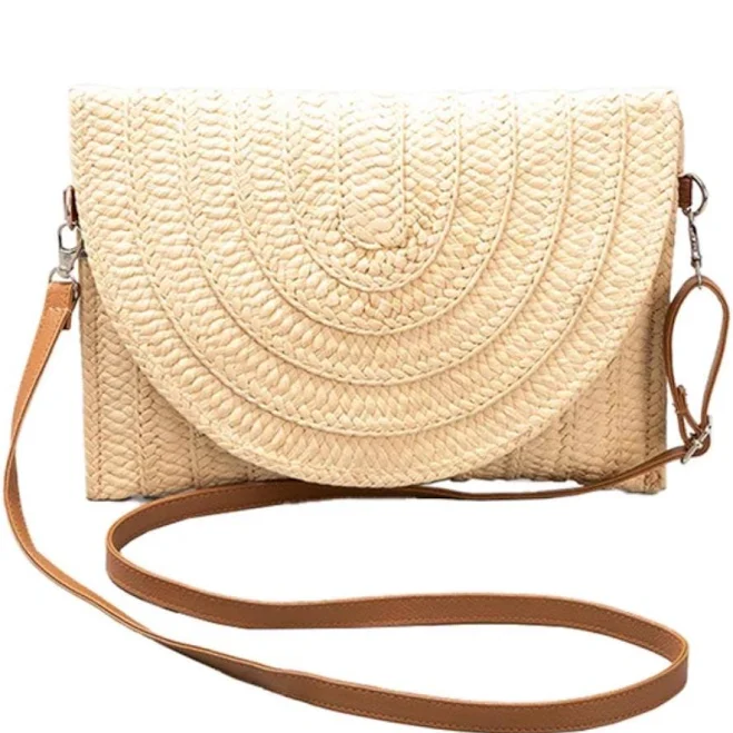bag Minimalist Handwoven Natural Straw Clutch Bag Etsy - Seller $31.17