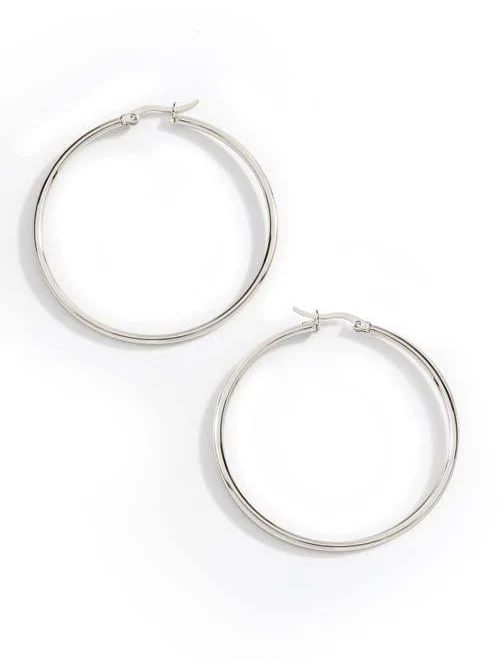 accessory Mint & Lily Lynette Large Hoop Inspirational Earrings Nordstrom $26