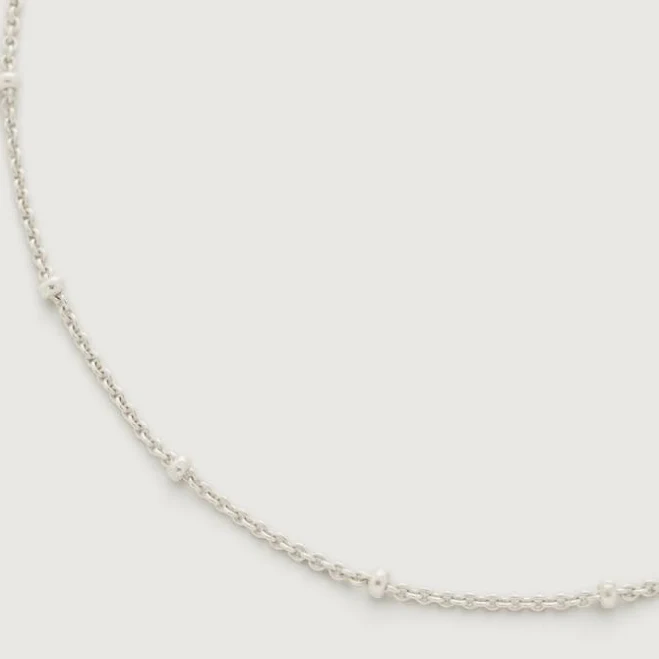 accessory Monica Vinader Women's Sterling Silver Fine Beaded Chain Necklace Monica Vinader $125