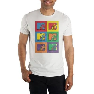 top MTV Logo Colorful Block Tee Shirt Target $21.99
