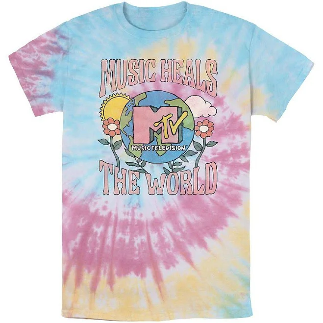 top MTV Men's Music Heals The World Tie Dye Graphic Tee Kohl's $26.76