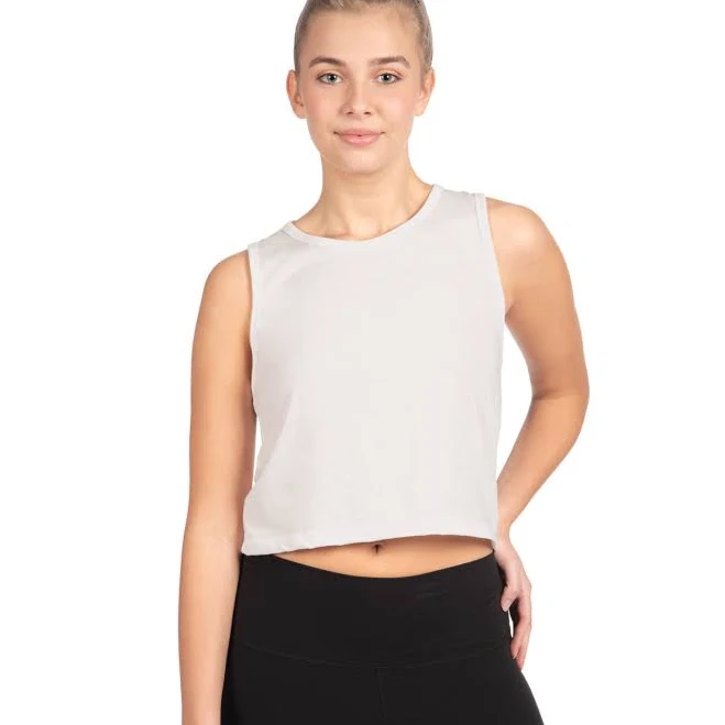 top Next Level 5083 Women's Festival Cropped Tank AllDayShirts.com $6.62