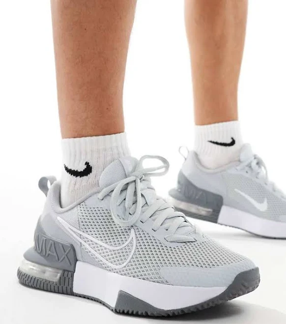 shoes Nike Training Air Max Alpha 6 sneakers in light gray and white ASOS $76