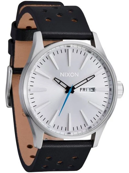 accessory Nixon Men's Sentry Leather Watch Nordstrom $250