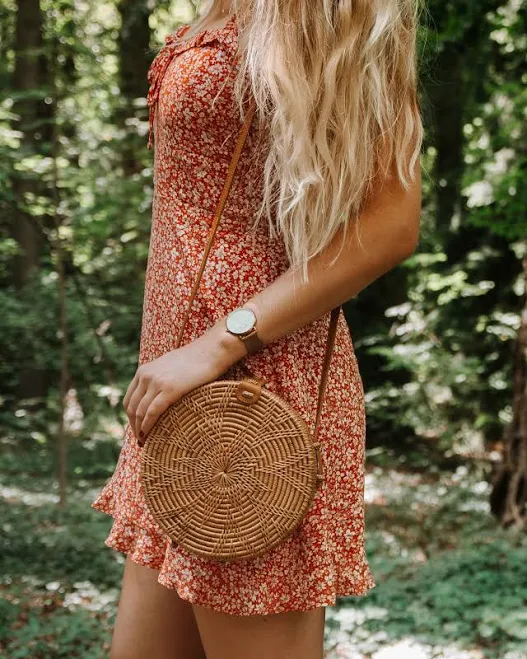 bag Nomad Nextdoor Flores Round Rattan Bag Nomad Nextdoor $69
