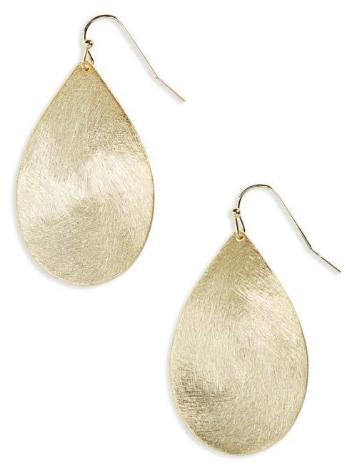 accessory Nordstrom Brushed Teardrop Gold Earrings Nordstrom $35