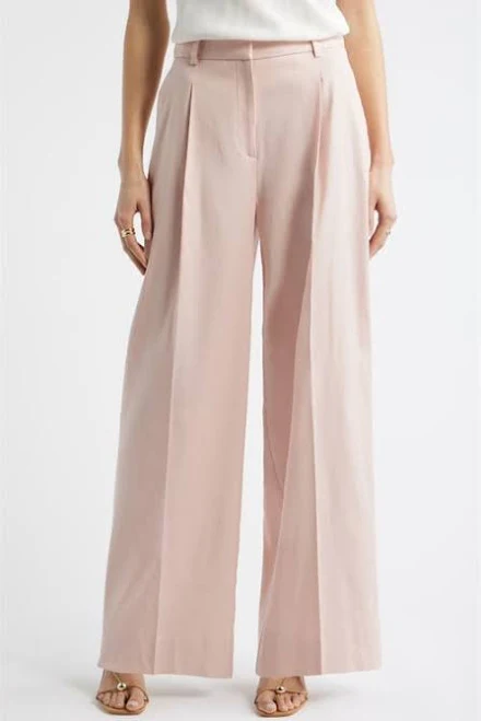 trousers Nordstrom Pleated Linen Blend Wide Leg Pants Nordstrom $149