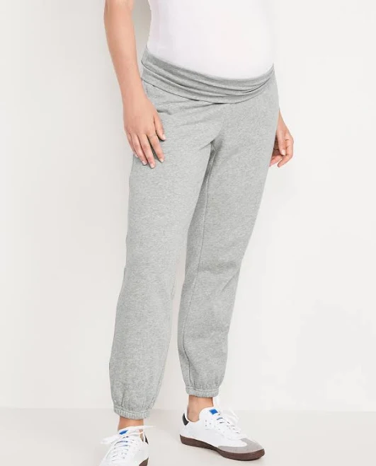 pants Old Navy Maternity Rollover-Waist Jogger Sweatpants Old Navy $14.99
