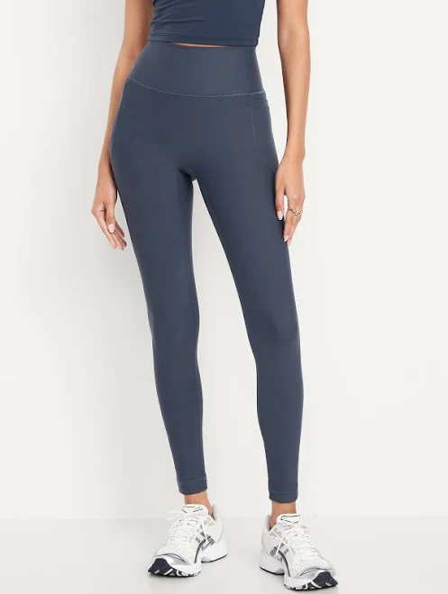 bottoms Old Navy Women's Extra-High Waisted Powersoft 7/8 Pocket Leggings Old Navy $19.99