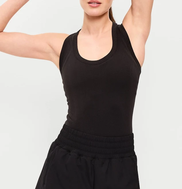 top Old Navy Women's Fluid Seamless Fitted Tank Top Old Navy $9.99