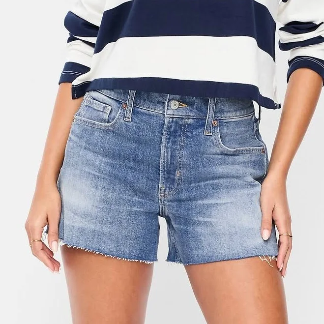 shorts Old Navy Women's High-Waisted 4-Inch Jean Shorts Old Navy $19.99