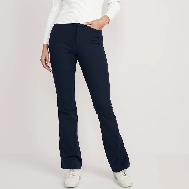 trousers Old Navy Women's High-Waisted Pixie Flare Pants Old Navy $35