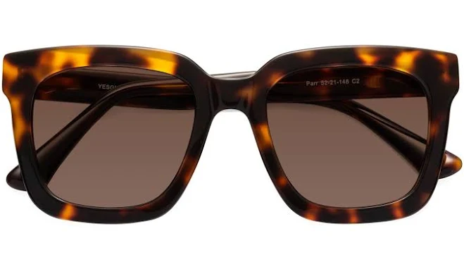 accessory Parr Oversized Acetate Square Sunglasses Yesglasses $50.4