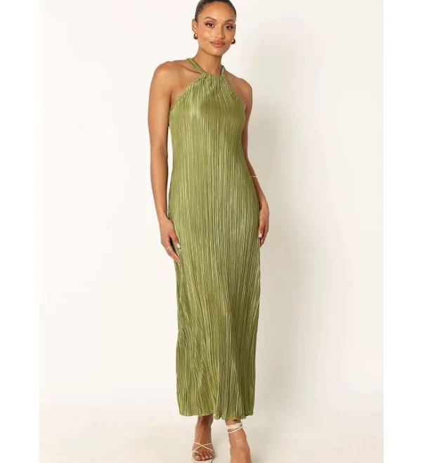 dress Petal & Pup Women's Melody Plisse Halter Maxi Dress Macy's $89