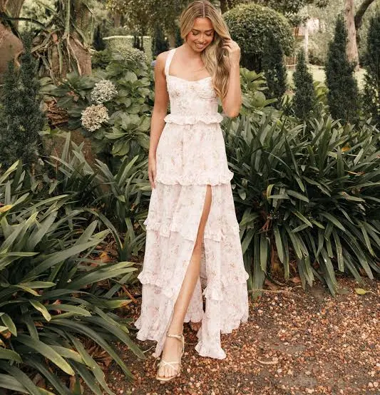 dress PETAL & PUP Women's Petal and Pup Lillee Tiered Maxi Dress Petal & Pup USA $109