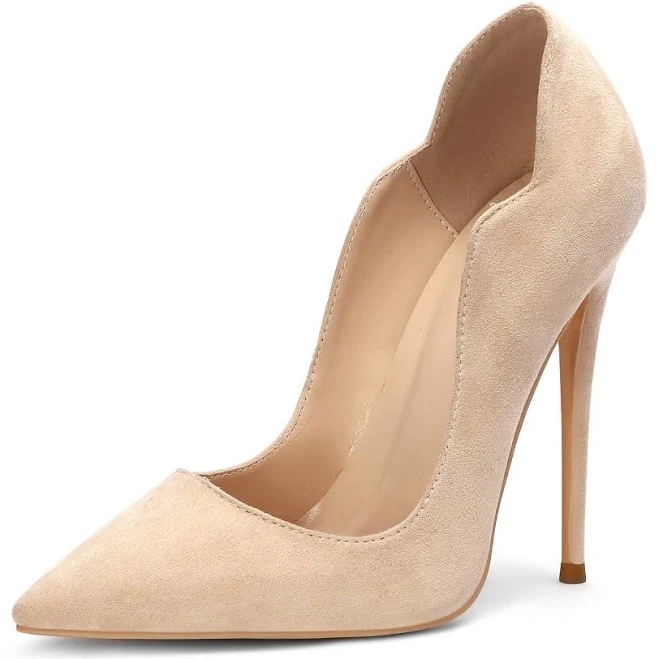 shoes Pointed Toe Stiletto Suede Pumps Up2step $54.99