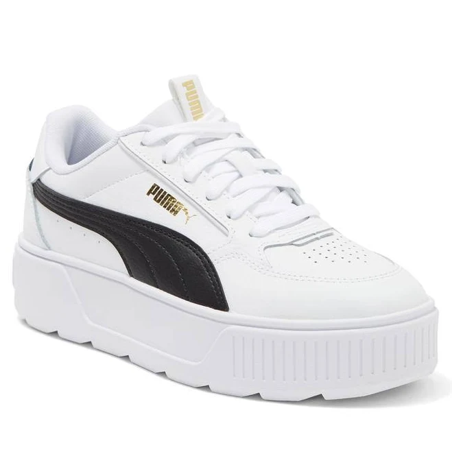 shoes Puma Karmen Rebelle Platform Sneaker - Puma White-Puma Black - 11 BeyondStyle $52.97