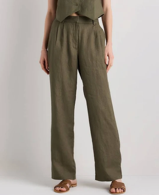 pants Quince Women's European Linen Pleated Trousers Quince $52